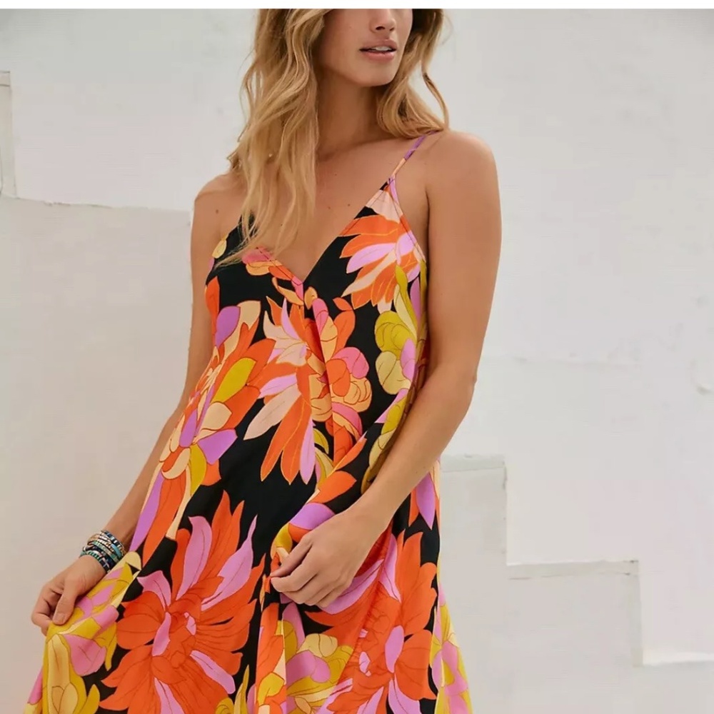 NWT from Anthropologie Seafolly Palm Springs Dress Size L